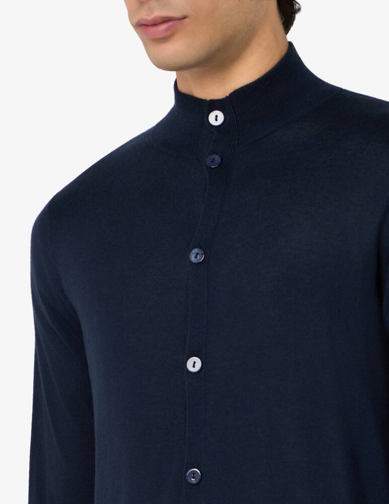 rinascente Rinascente Collection Cardigan a collo alto in seta e cotone