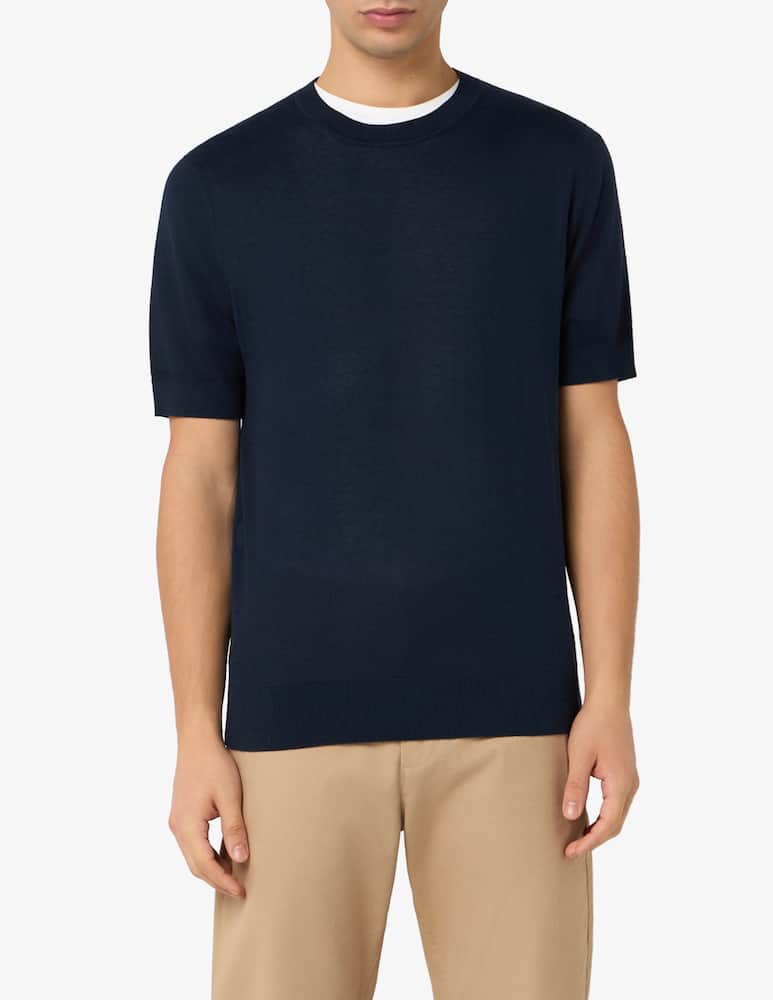 Rinascente Collection Silk blend crewneck t-shirt - picture 1 Rinascente Collection Silk blend crewneck t-shirt - picture 1