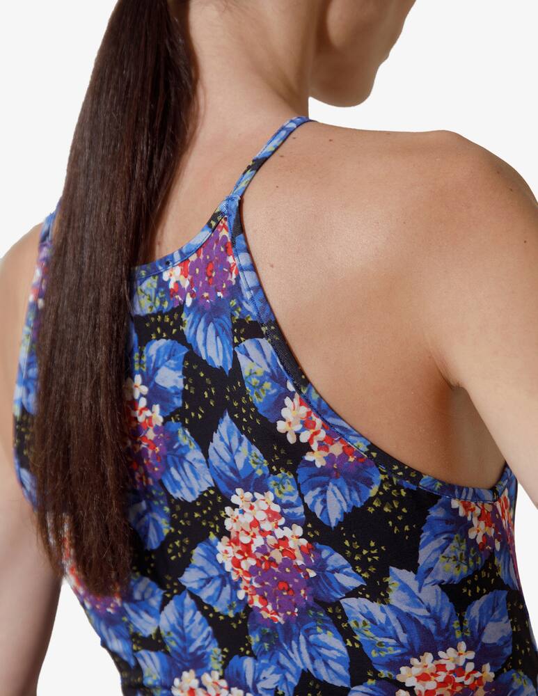 rinascente Vernisse Abito chemisier midi in jacquard di seta - blu