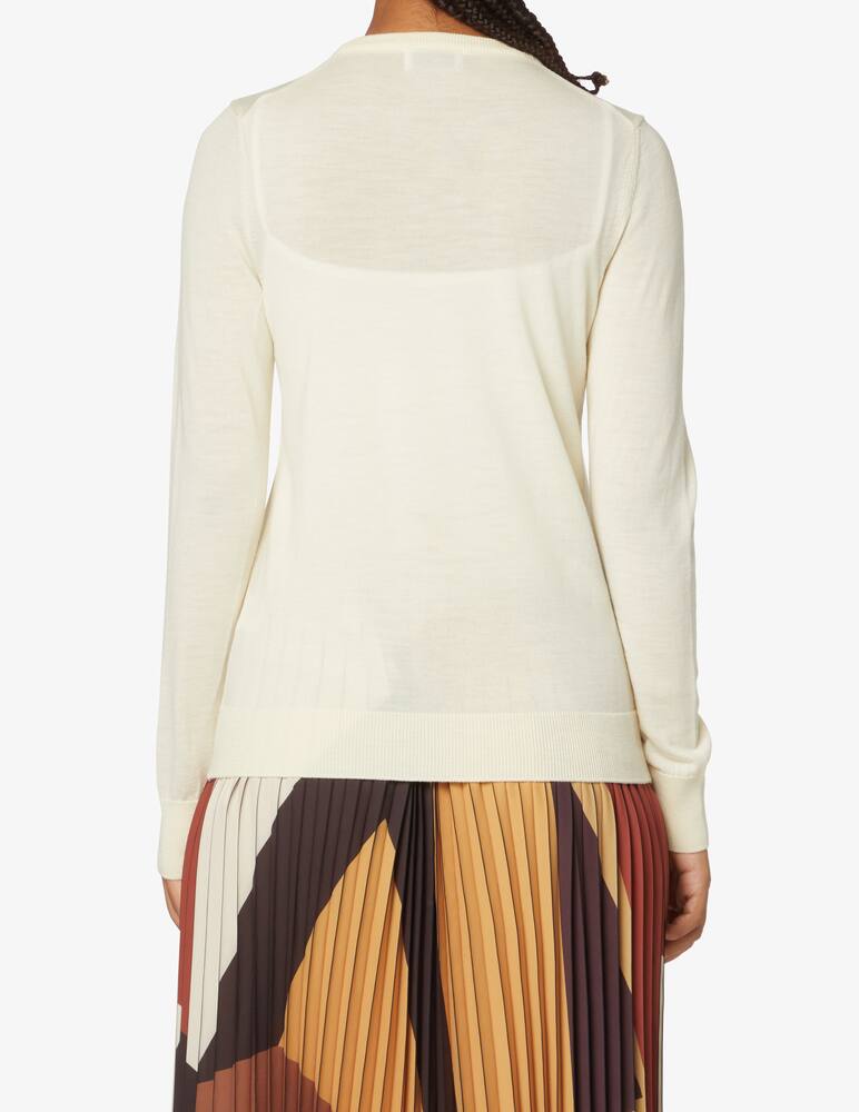Rinascente Collection Maglione in lana a manica lunga - Bianco - immagine 3 Rinascente Collection Maglione in lana a manica lunga - Bianco - immagine 3