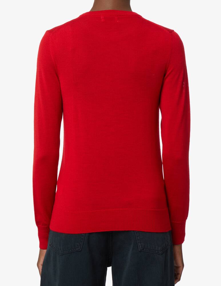 rinascente Rinascente Collection Maglione in lana a manica lunga - Rosso