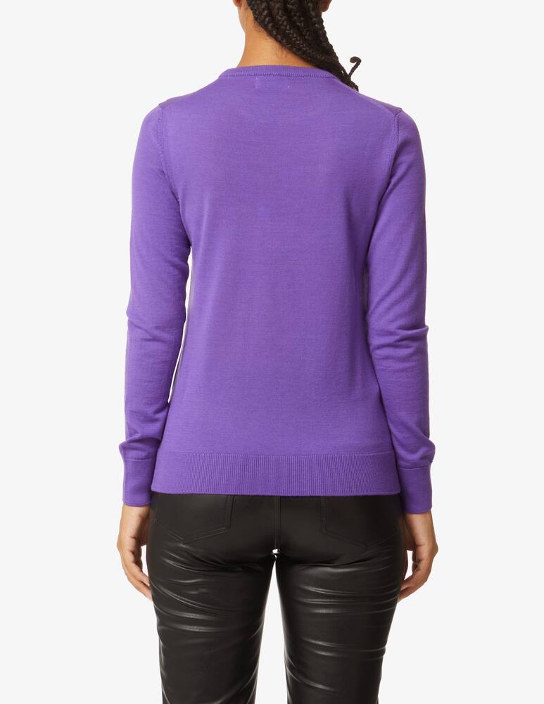 rinascente Rinascente Collection Maglione in lana a manica lunga - Viola