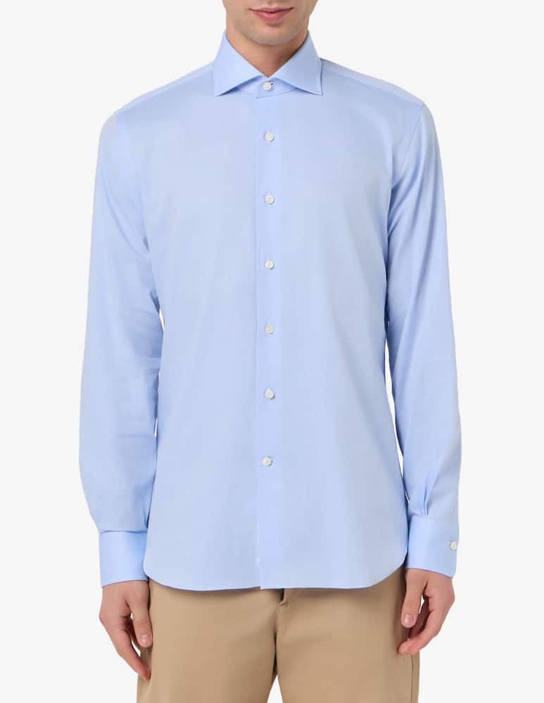 rinascente Alessandro Gherardi Camicia regular fit in twill di cotone no stiro