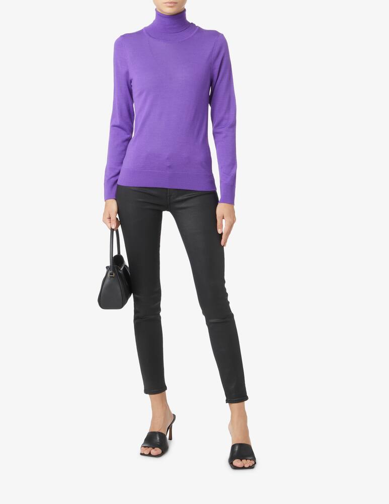 rinascente Rinascente Collection Long sleeve turtleneck sweater - Violet