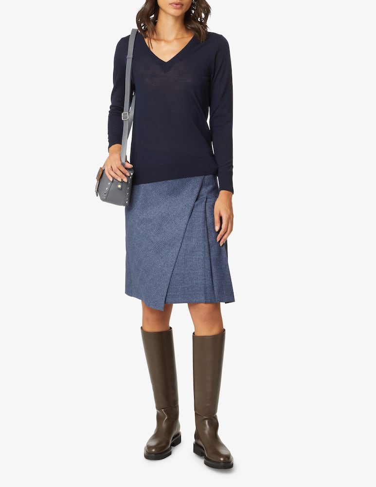 rinascente Rinascente Collection Long sleeved v neck jumper - Blue