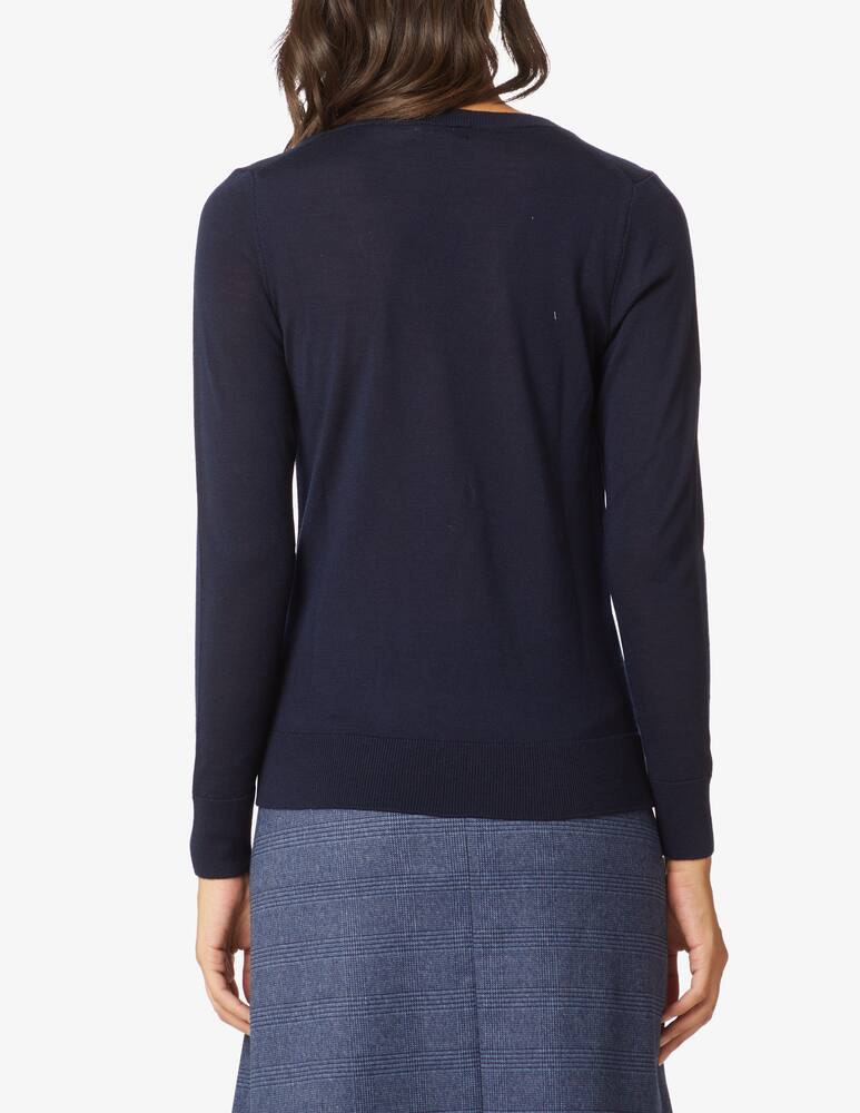 rinascente Rinascente Collection Long sleeved v neck jumper - Blue