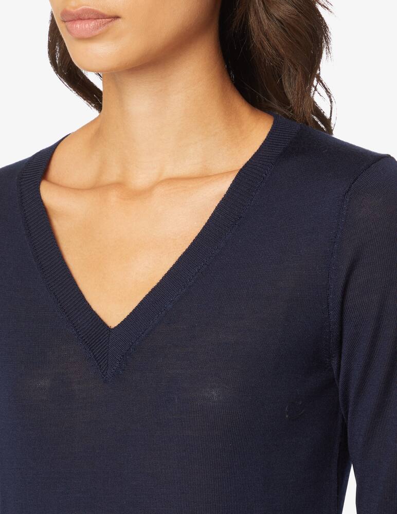 rinascente Rinascente Collection Long sleeved v neck jumper - Blue