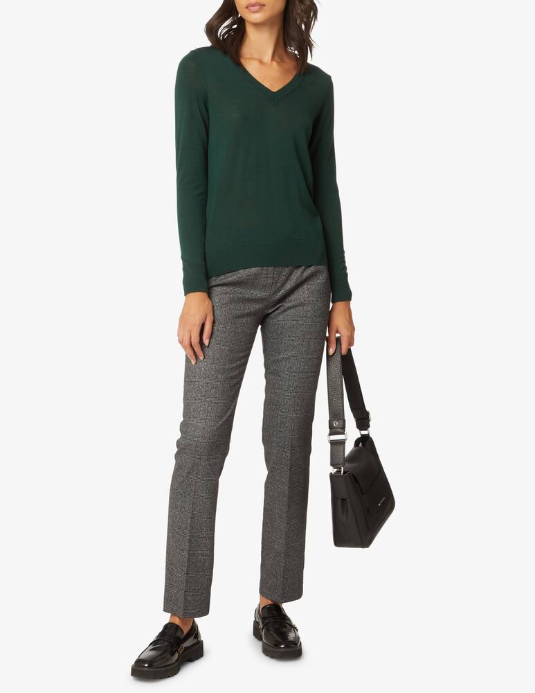 rinascente Rinascente Collection Maglione a manica lunga e scollo v - Verde