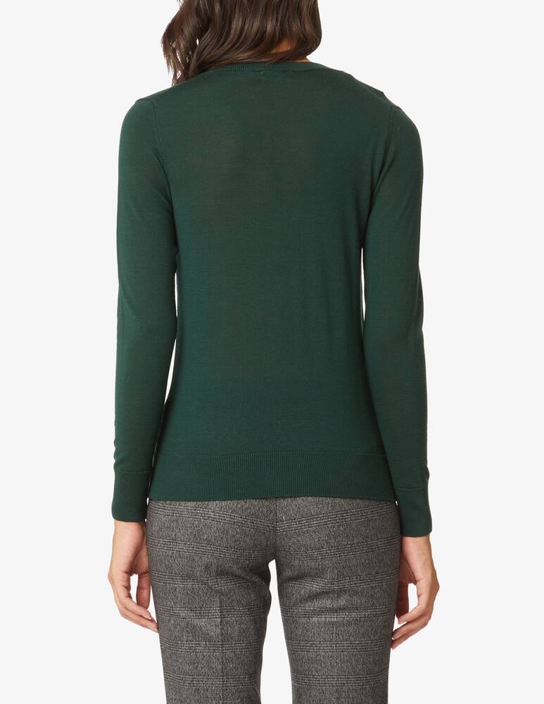 rinascente Rinascente Collection Maglione a manica lunga e scollo v - Verde