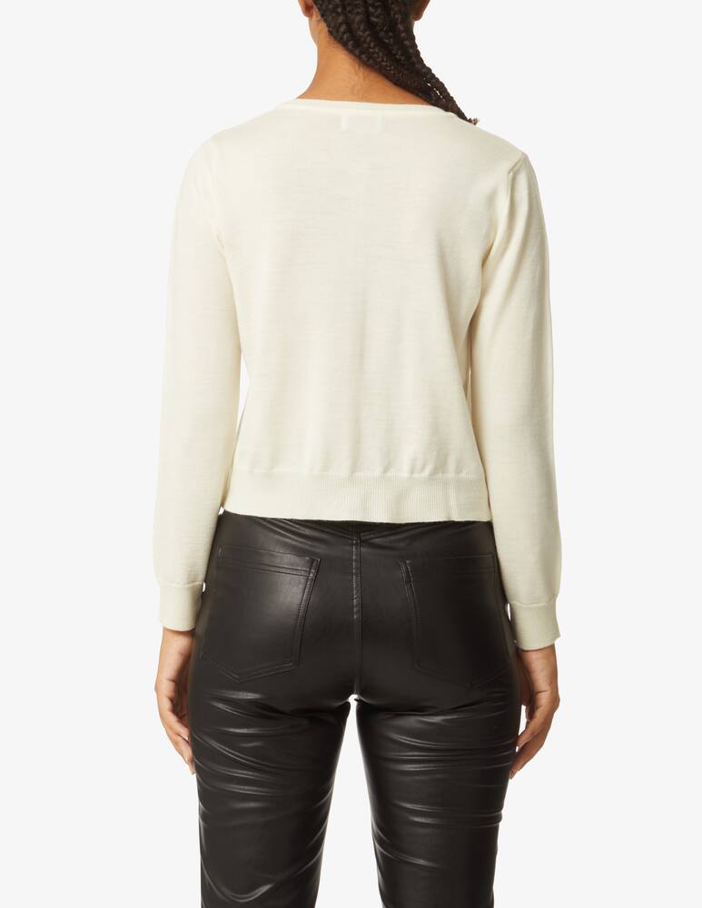 rinascente Rinascente Collection Cardigan scollo a coreana - Bianco