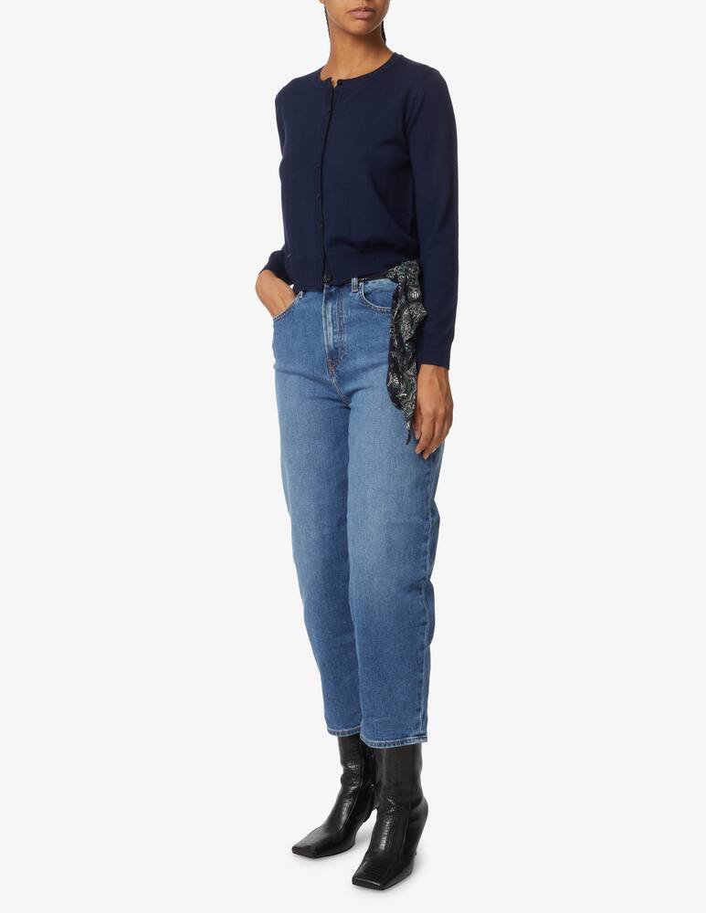 rinascente Rinascente Collection Korean neck cardigan - Blue