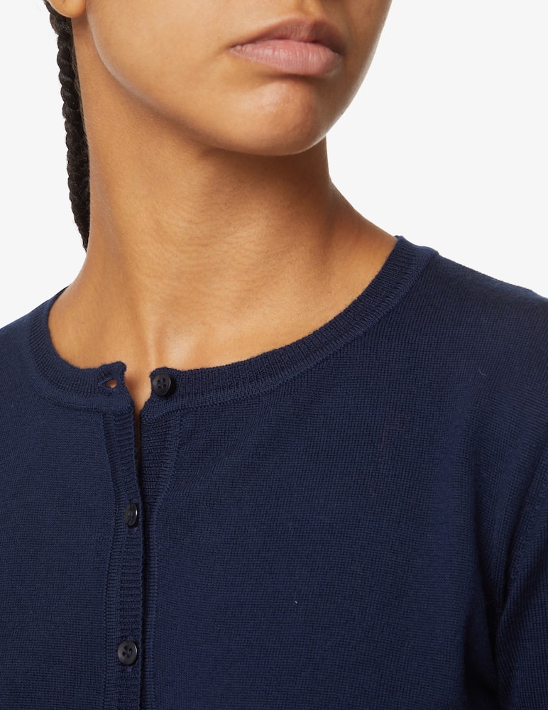 rinascente Rinascente Collection Korean neck cardigan - Blue