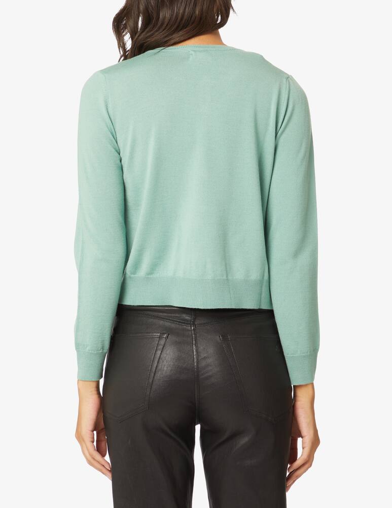 rinascente Rinascente Collection Korean neck cardigan - Green