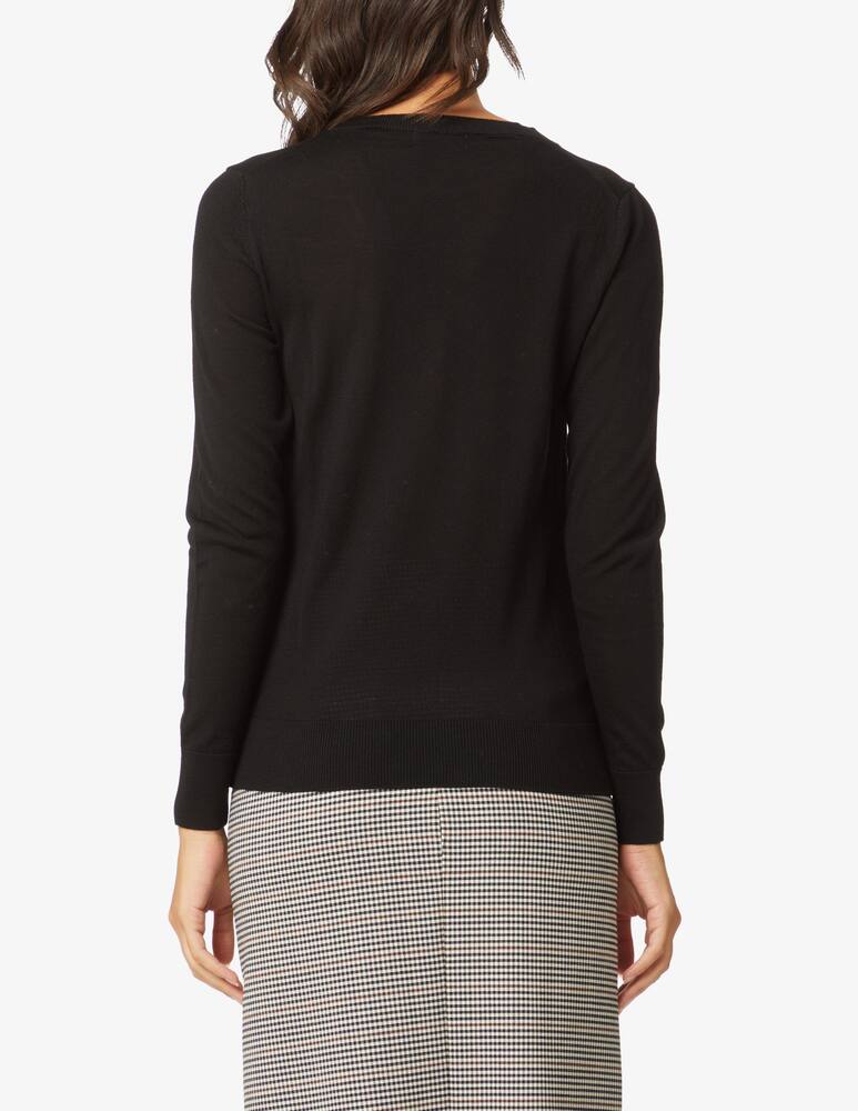 rinascente Rinascente Collection Maglione a manica lunga e scollo v - Nero