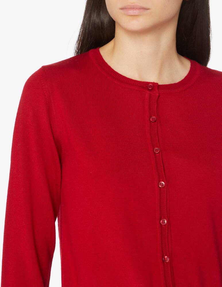 rinascente Rinascente Collection Korean neck cardigan - Red