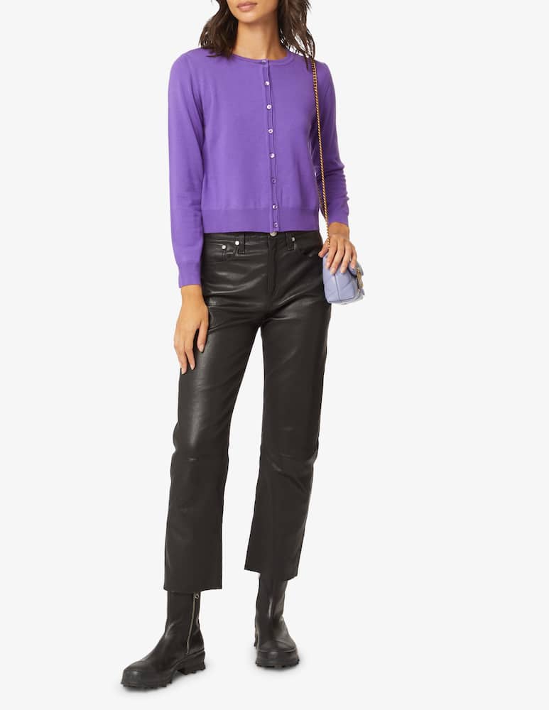 rinascente Rinascente Collection Cardigan scollo a coreana - Viola