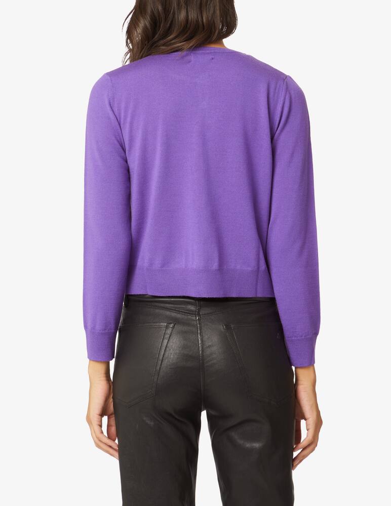 rinascente Rinascente Collection Cardigan scollo a coreana - Viola
