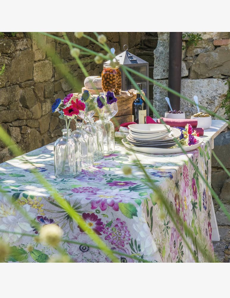 Tessitura Toscana La Vie En Rose Tovaglia Rotonda - immagine 1 Tessitura Toscana La Vie En Rose Tovaglia Rotonda - immagine 1