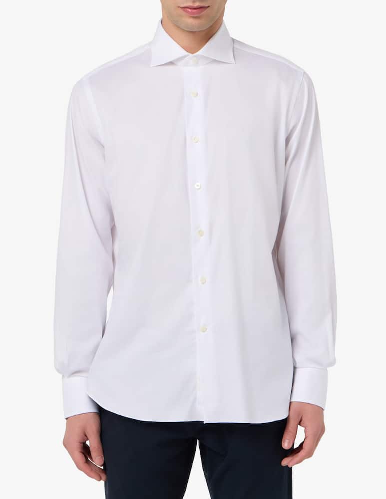 rinascente Alessandro Gherardi Camicia regular fit in twill di cotone no stiro