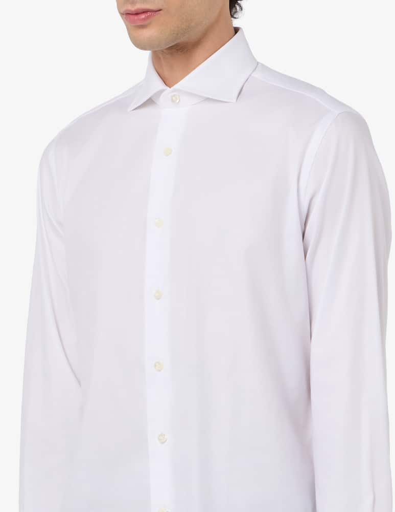 Alessandro Gherardi Camicia regular fit in twill di cotone no stiro - immagine 4 Alessandro Gherardi Camicia regular fit in twill di cotone no stiro - immagine 4