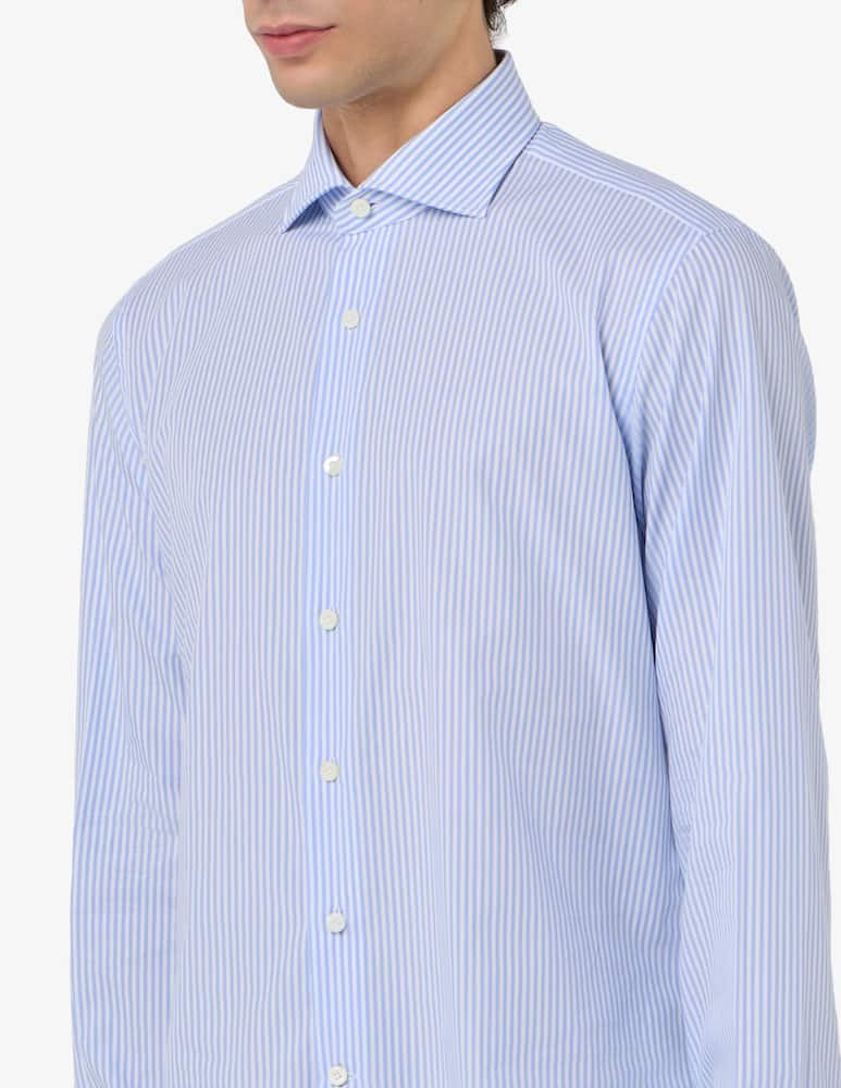 Alessandro Gherardi Camicia regular fit bacchetta in poplin no stiro - immagine 4 Alessandro Gherardi Camicia regular fit bacchetta in poplin no stiro - immagine 4