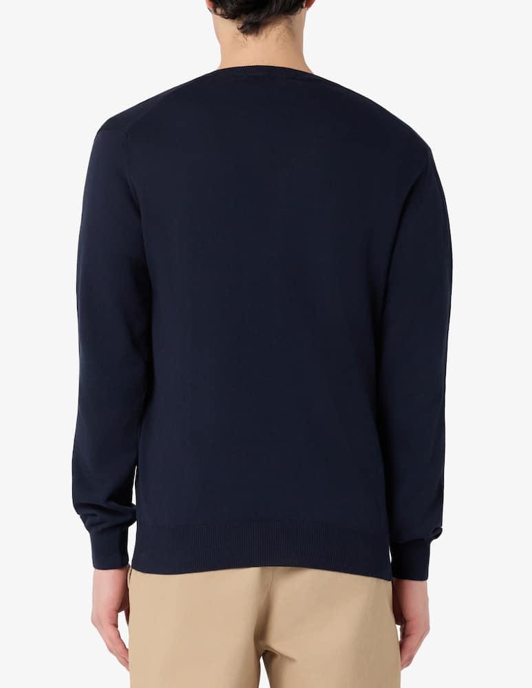 rinascente Rinascente Collection Maglia scollo a V in cotone tinto capo