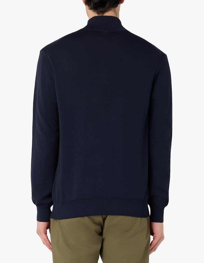 rinascente Rinascente Collection Zip cotton turtleneck jumper