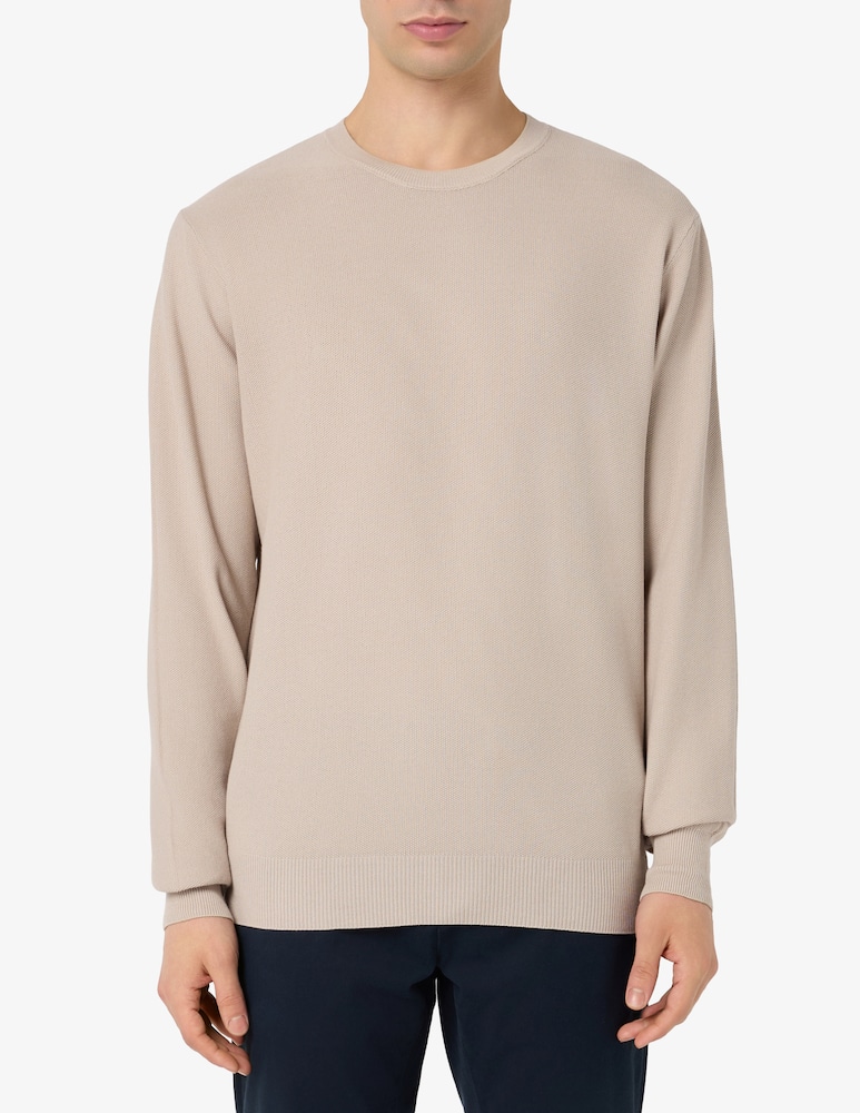 rinascente Rinascente Collection Maglia grana di riso in cotone tinto capo