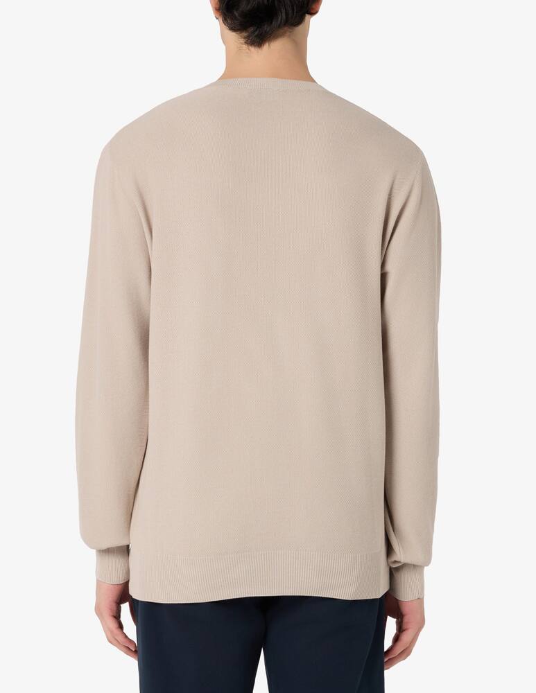 rinascente Rinascente Collection Maglia grana di riso in cotone tinto capo