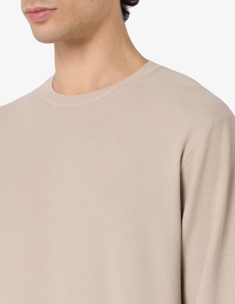 rinascente Rinascente Collection Maglia grana di riso in cotone tinto capo