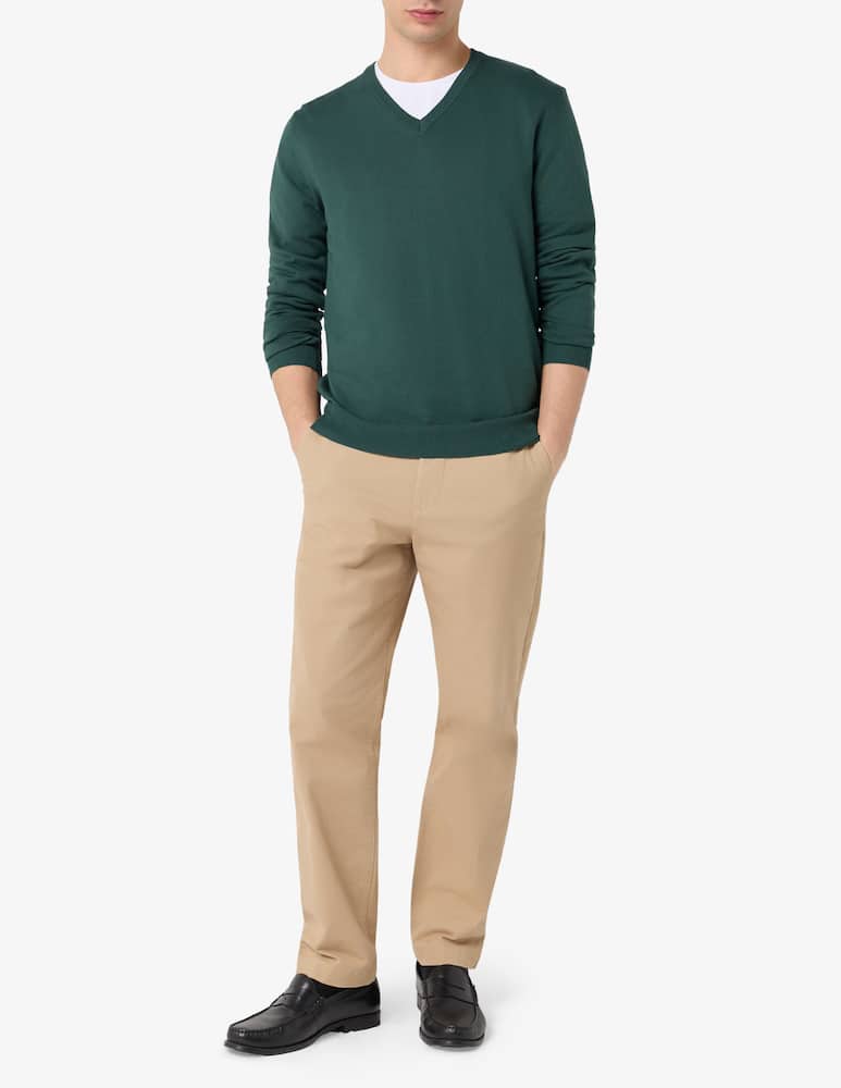 Rinascente Collection V-neck cotton jumper - picture 2 Rinascente Collection V-neck cotton jumper - picture 2