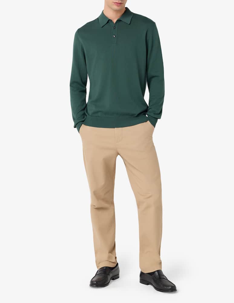 Rinascente Collection Long sleeve cotton polo - picture 2 Rinascente Collection Long sleeve cotton polo - picture 2