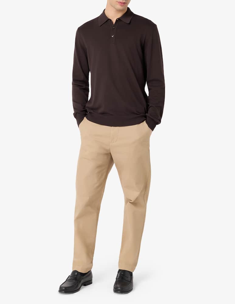 Rinascente Collection Long sleeve cotton polo - picture 2 Rinascente Collection Long sleeve cotton polo - picture 2