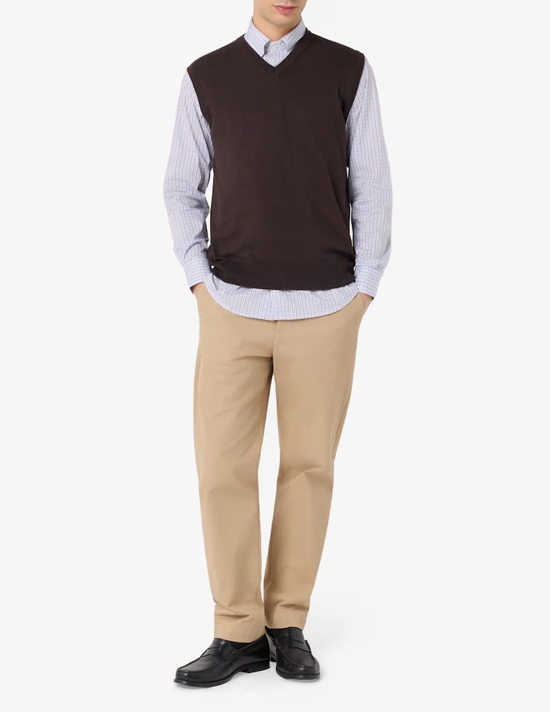 Rinascente Collection V-neck cotton gilet - picture 2 Rinascente Collection V-neck cotton gilet - picture 2