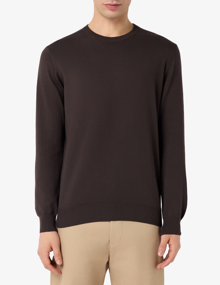 Rinascente Collection Cotton crewneck jumper - picture 1