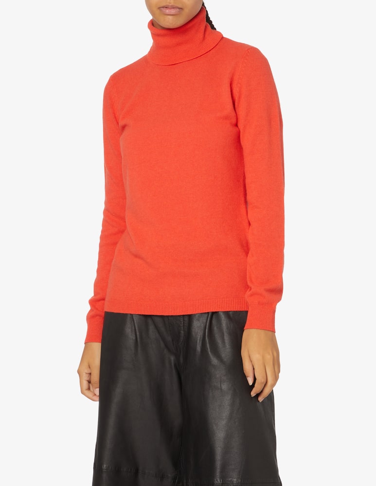 Rinascente Collection Long sleeve turtleneck sweater - Orange - picture 1