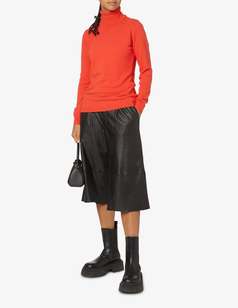 Rinascente Collection Long sleeve turtleneck sweater - Orange - picture 2