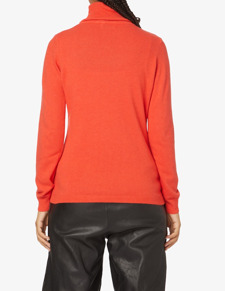 Rinascente Collection Long sleeve turtleneck sweater - Orange - picture 3