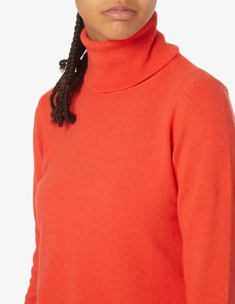 Rinascente Collection Long sleeve turtleneck sweater - Orange - picture 4