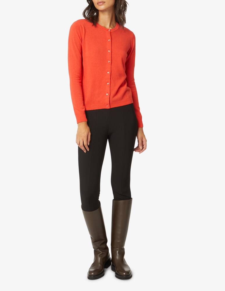 Rinascente Collection Koran neck cardigan - Orange - picture 2 Rinascente Collection Koran neck cardigan - Orange - picture 2