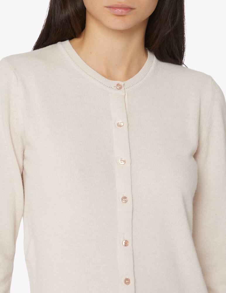 rinascente Rinascente Collection Koran neck cardigan - White