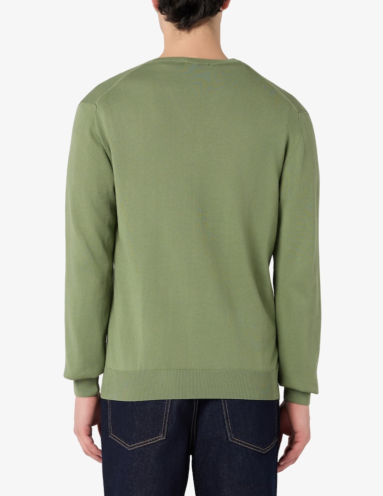 Rinascente Collection V-neck cotton jumper - picture 3 Rinascente Collection V-neck cotton jumper - picture 3