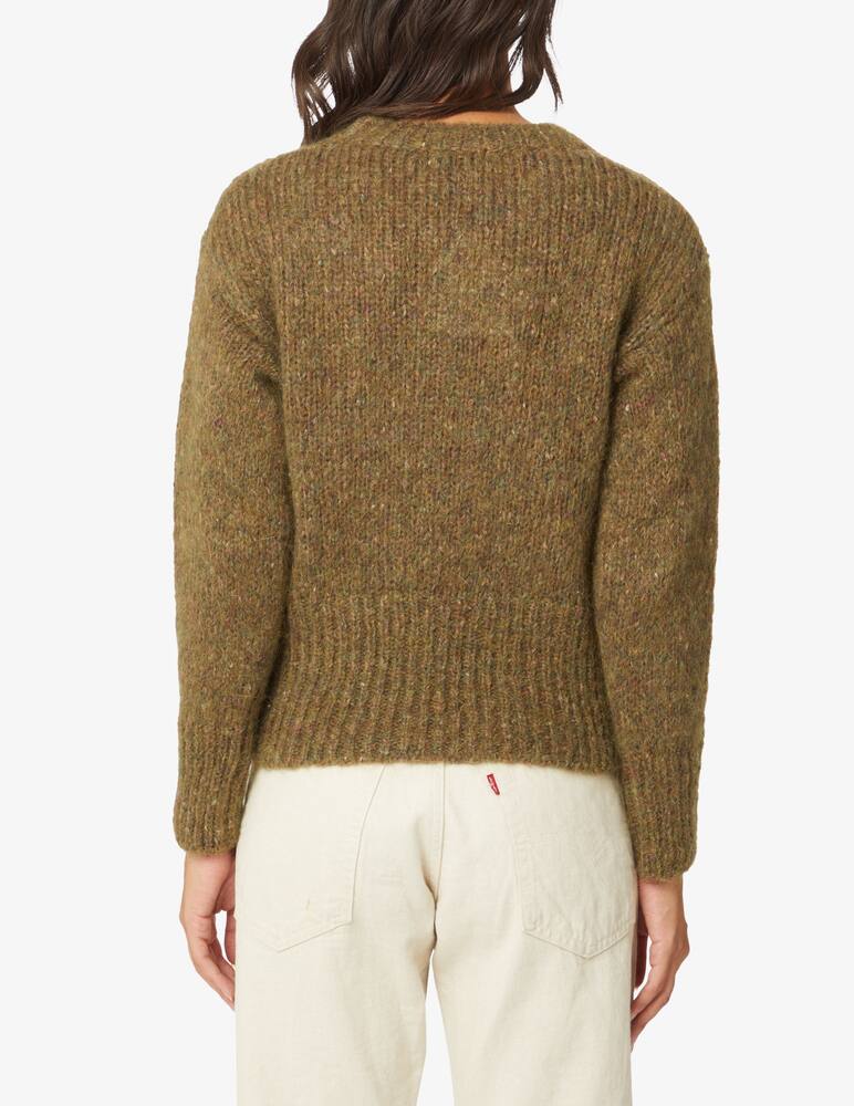 rinascente Rinascente Collection Maglione girocollo in misto mohair - Oliva