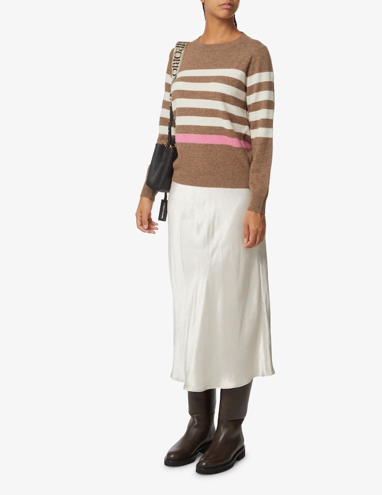 Rinascente Collection Maxi striped sweater - Beige - picture 2 Rinascente Collection Maxi striped sweater - Beige - picture 2