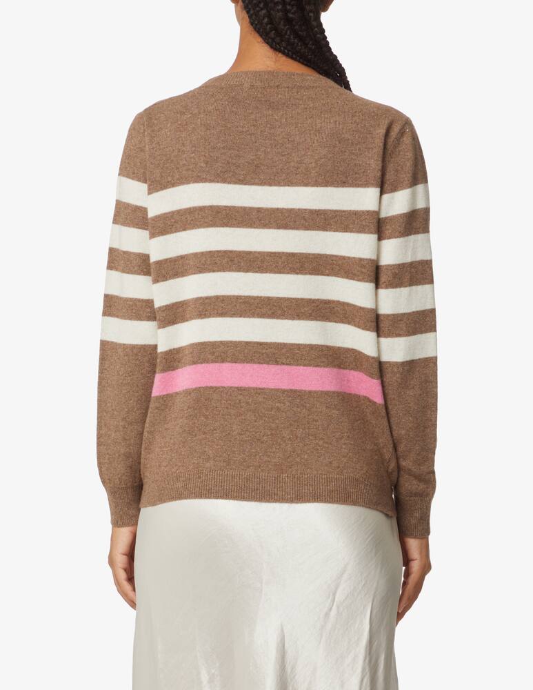 Rinascente Collection Maxi striped sweater - Beige - picture 3 Rinascente Collection Maxi striped sweater - Beige - picture 3