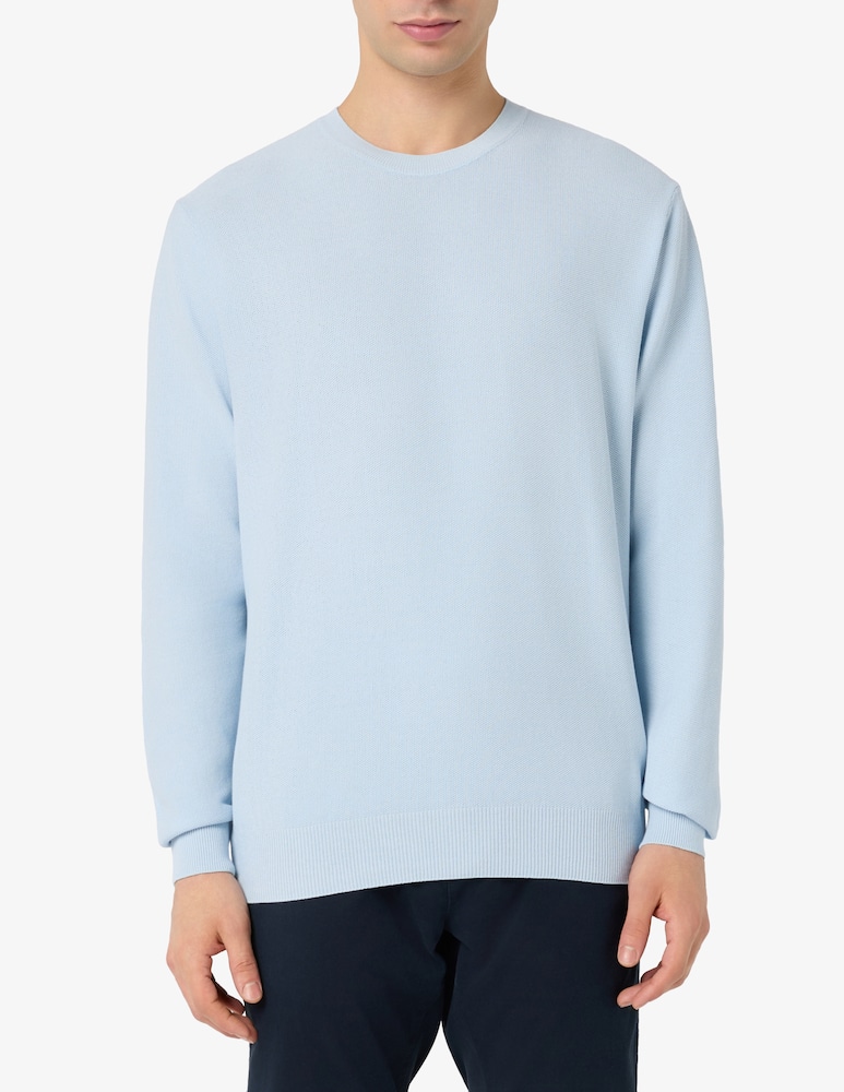 rinascente Rinascente Collection Maglia grana di riso in cotone tinto capo