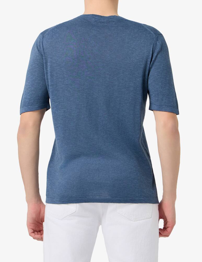 rinascente Rinascente Collection T-shirt in lino e cotone tinto capo