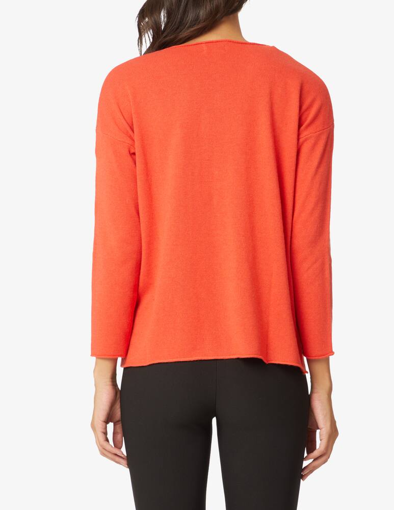 rinascente Rinascente Collection Maglione boxie collo a barca - Arancione