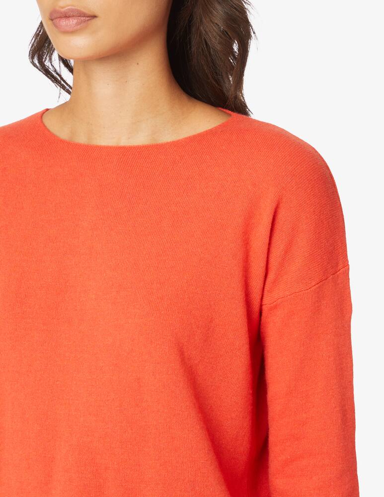 rinascente Rinascente Collection Maglione boxie collo a barca - Arancione