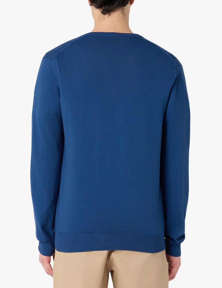 Rinascente Collection Maglia scollo a V in cotone tinto capo - immagine 3 Rinascente Collection Maglia scollo a V in cotone tinto capo - immagine 3